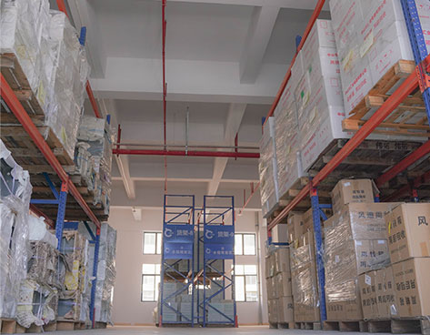 Warehouse aisle